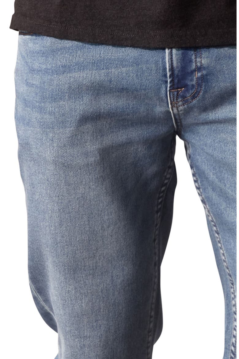 Comfort Terry Five-Pocket Jeans, Alternate, color, MEDIUM WASH