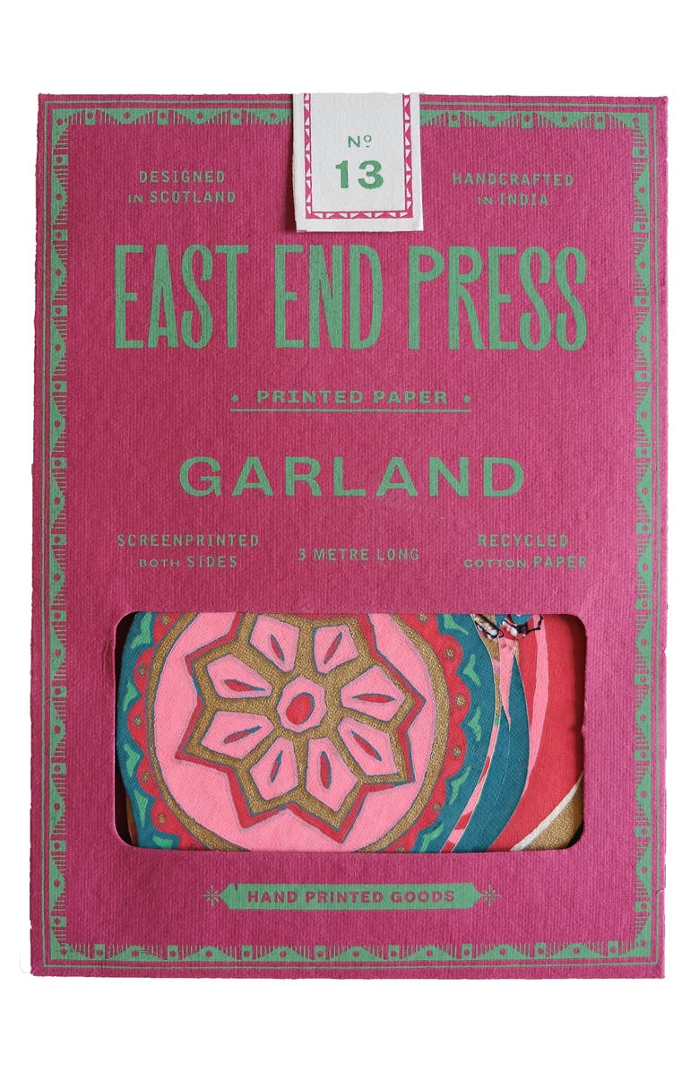 East End Press Paper Baubles Sewn Garland, Alternate, color, Mixed