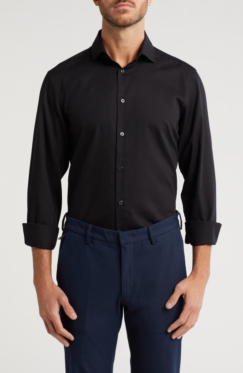 Calvin Klein Core Slim Fit Dress Shirt, Main, color, 
