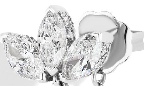 Maria Tash Lotus Chain Wrap Stud Earring In Silver