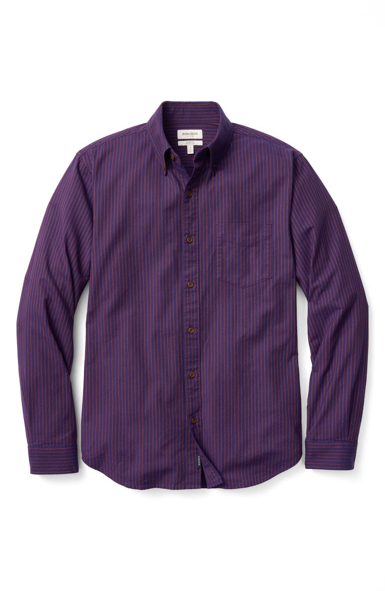 Bonobos Everyday Slim Fit nStripe Cotton Button-Down Oxford Shirt, Alternate, color, Dorsen Oxford Stripe