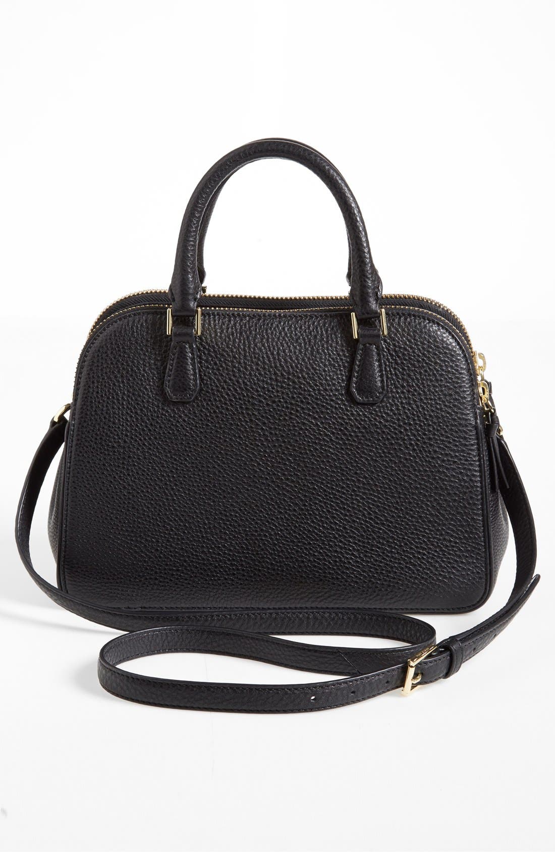 Tory Burch 'Small Robinson' Pebbled Leather Satchel, Alternate, color, 