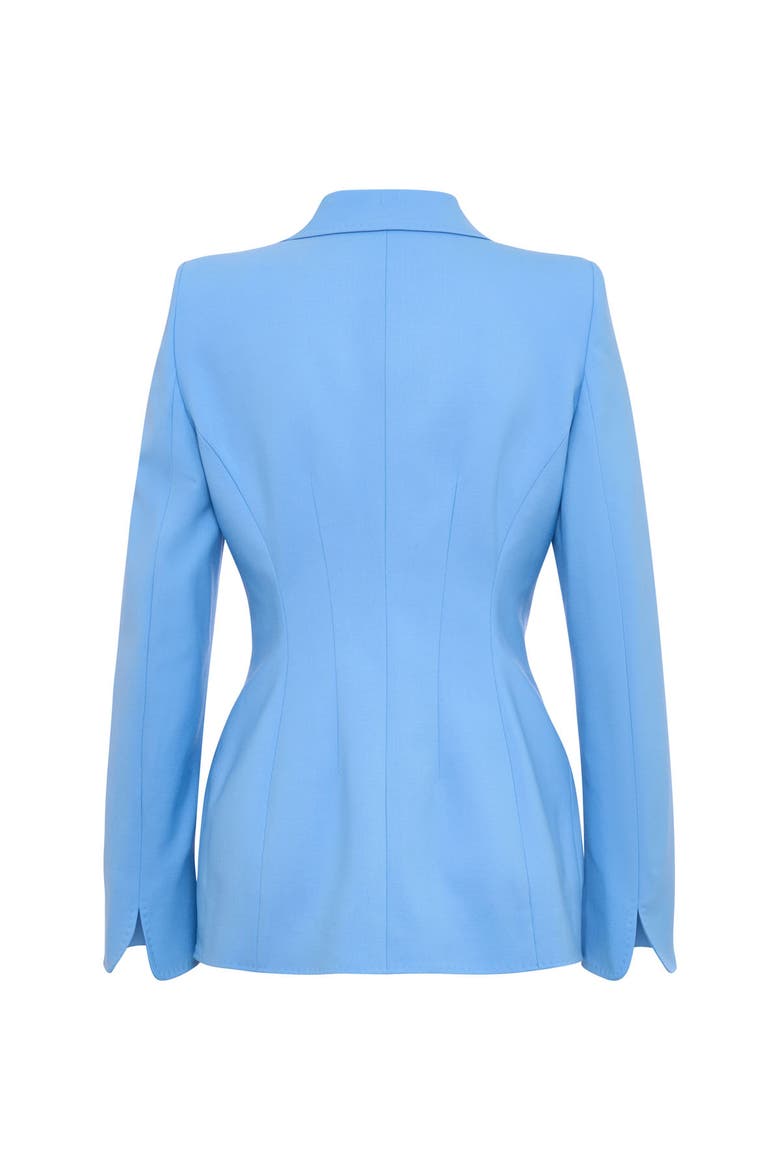 Cool Wool Double Breasted Blazer, Alternate, color, Blue