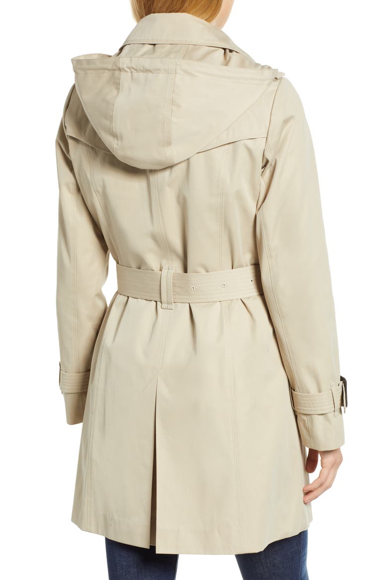 Trench Coat with Detachable Liner & Hood, Alternate, color, STONE