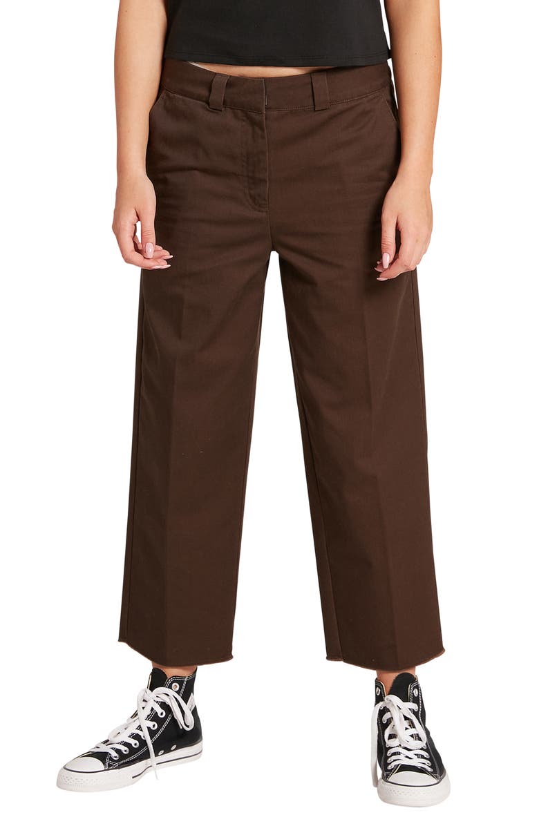 Volcom Whawhat Chino Crop Pants, Main, color, 