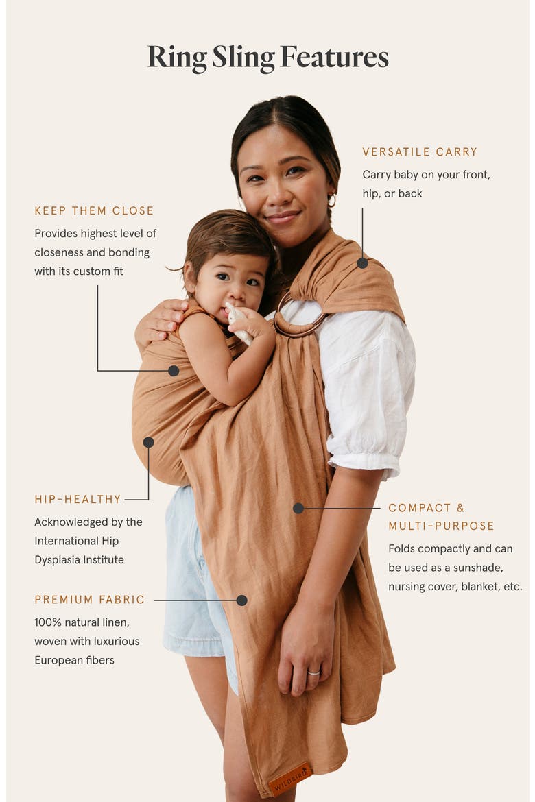 Ring Sling Carrier, Alternate, color, RAVEN