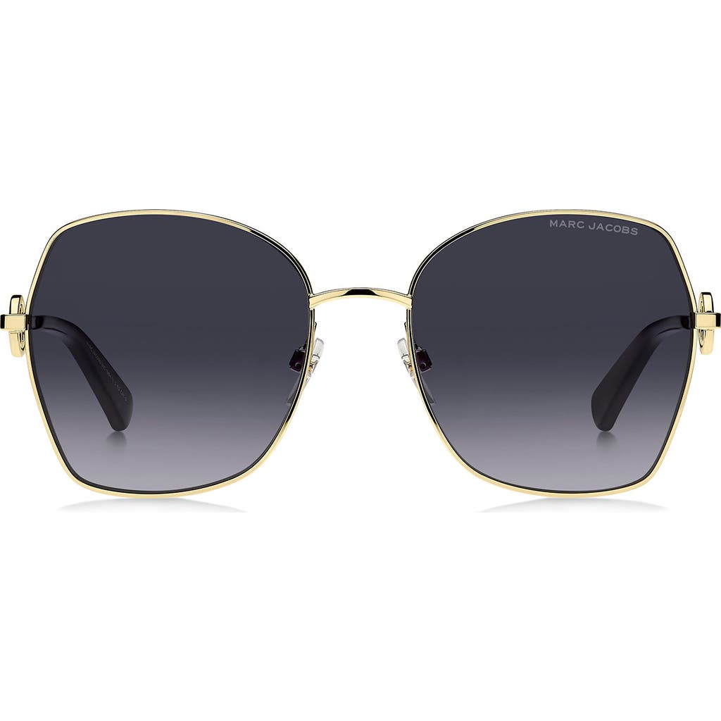 Marc Jacobs 57mm Gradient Square Sunglasses
