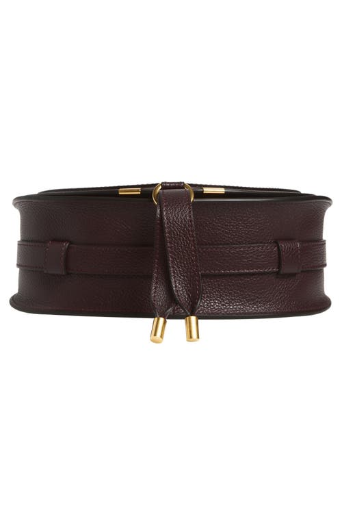 Chloé Large Marcie Leather Crossbody Bag In Brown