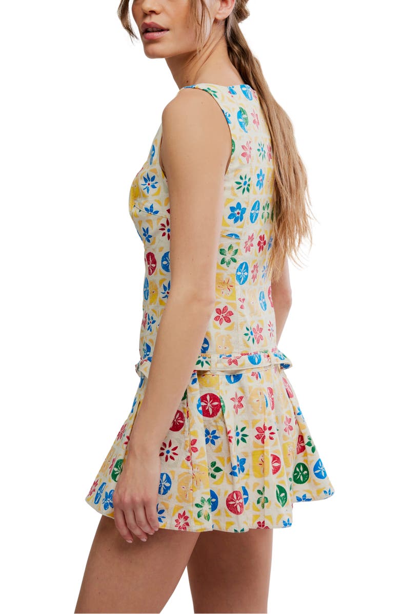 Free People Dune Dancer Belted Floral Romper, Alternate, color, 