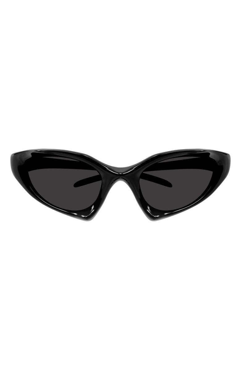Balenciaga 67mm Oversize Geometric Sunglasses, Main, color, 