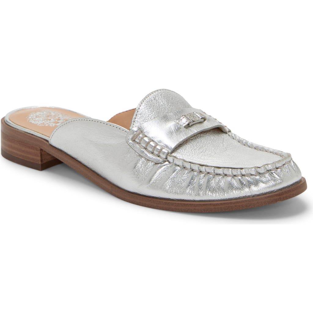 Vince Camuto Cobby Mule In Silver