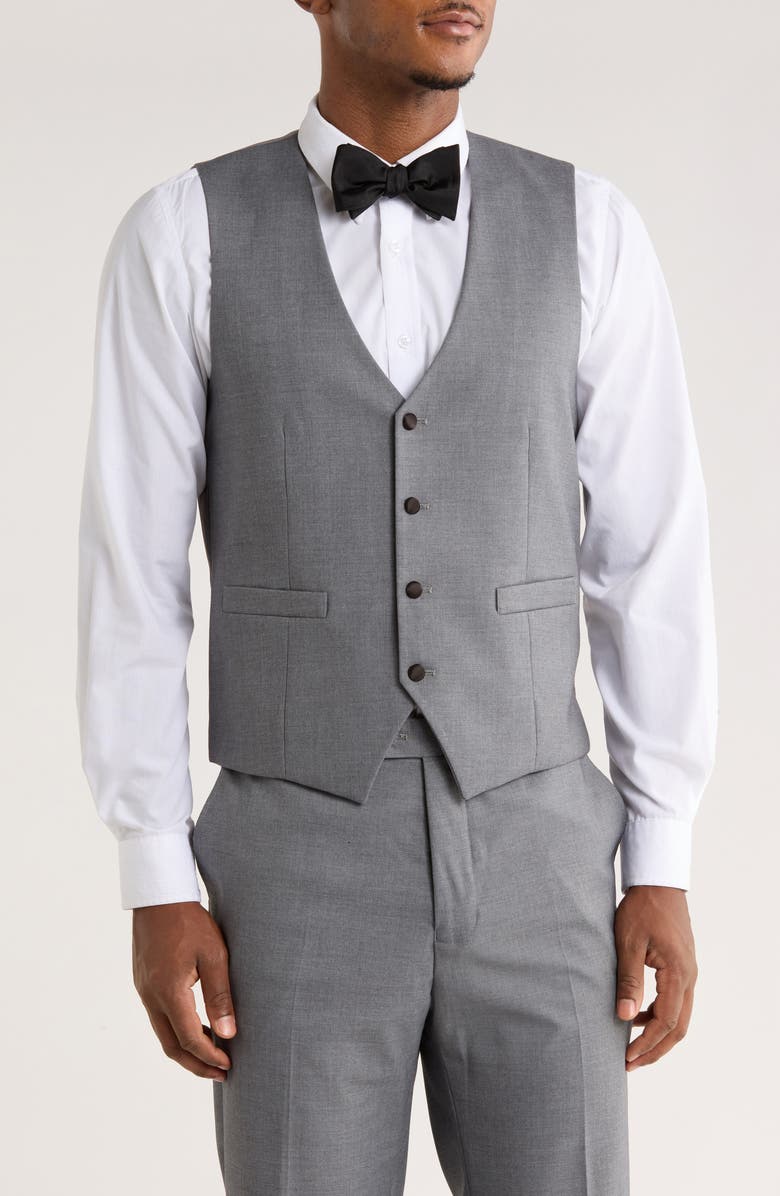 ZEGARIE Gray Shawl Collar 3-Piece Tuxedo, Alternate, color, Mid Grey