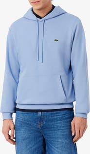 Lacoste Lightweight Cotton Fleece Pullover Hoodie