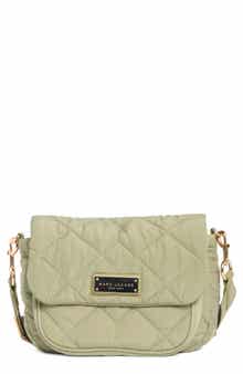 Quilted Nylon Utility Messenger Bag