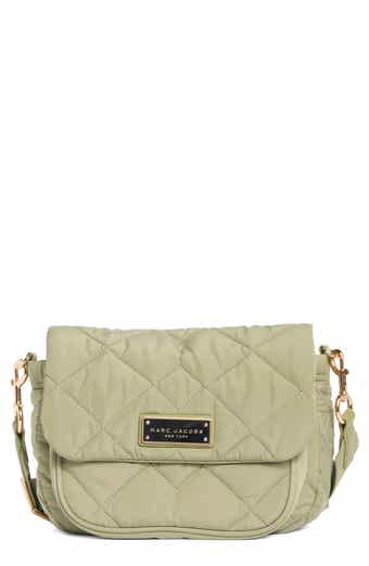 Quilted Nylon Utility Messenger Bag