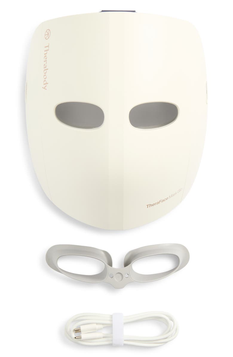 Therabody TheraFace Mask Glo-LED Skincare Mask, Main, color, White