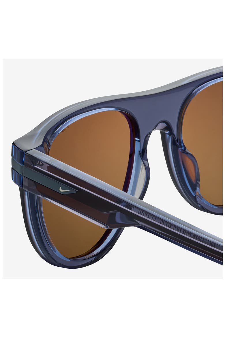 Crescent III 54mm Round Sunglasses, Alternate, color, SMOKE / AMBER