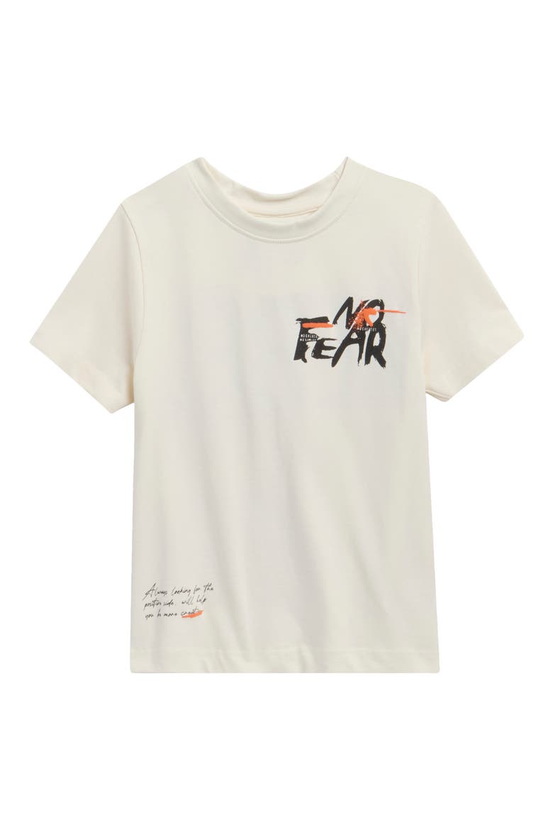 Kids' Rebel Bear Cotton Graphic T-Shirt, Main, color, CREAM