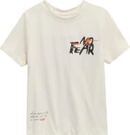 DENIM AND FLOWER Kids' Rebel Bear Cotton Graphic T-Shirt