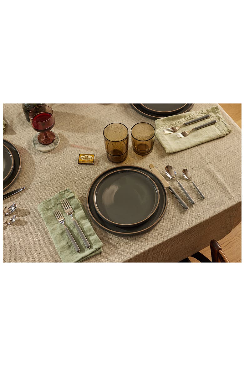 Set of 4 Salad Plates, Alternate, color, CHAR
