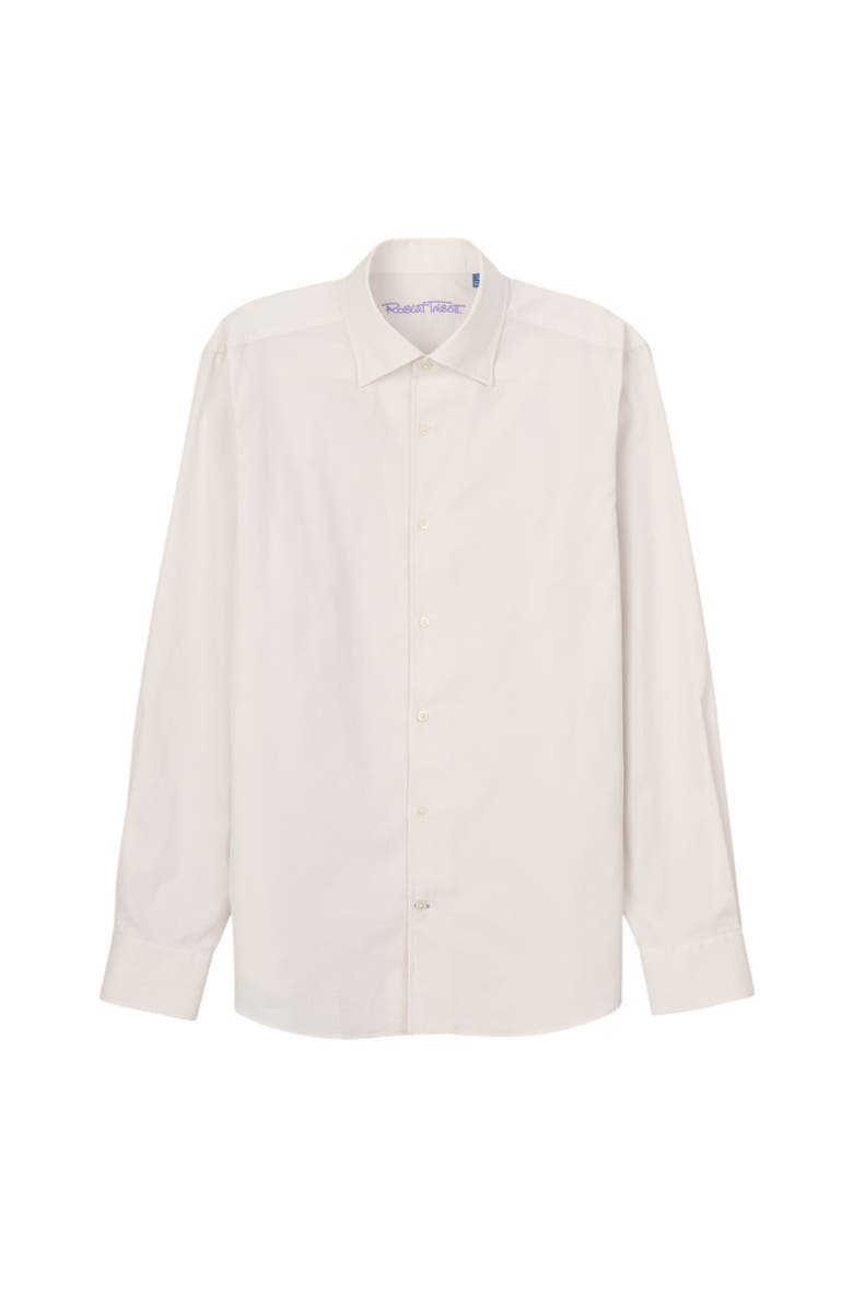 Robert Talbott Morgan Pinwale Corduroy Shirt, Main, color, Cream
