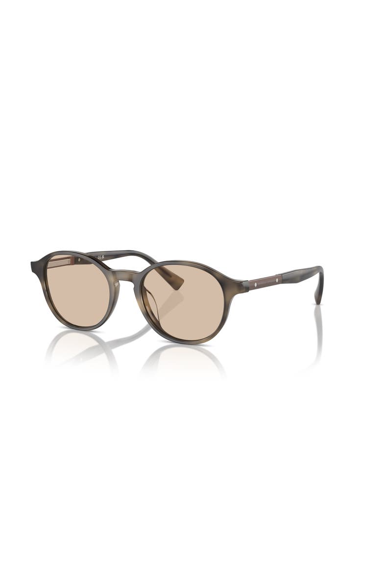 50mm Oval optical glasses, Main, color, Brown