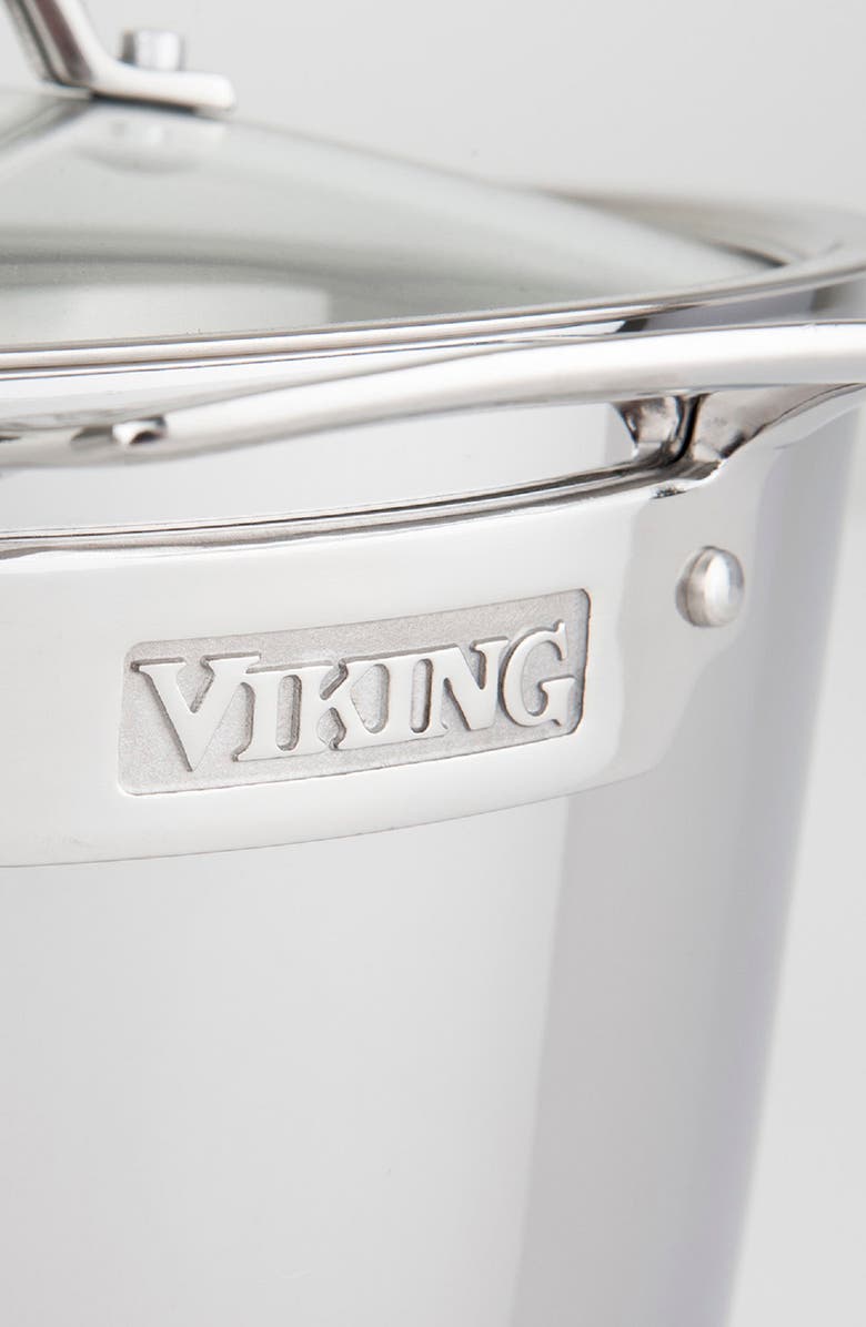 Viking Contemporary 10-Piece 3-Ply Cookware Set, Alternate, color, Stainless Steel
