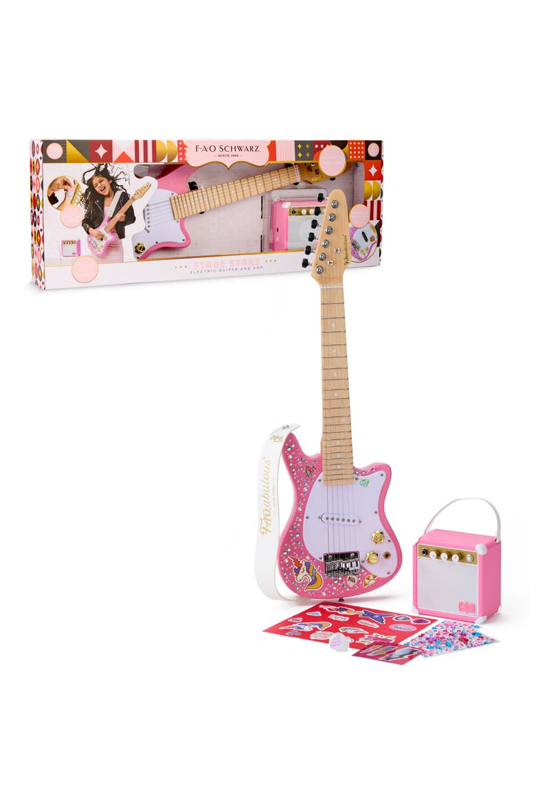 Electric Guitar & Amp Toy, Alternate, color, LIGHT/PASTEL PINK