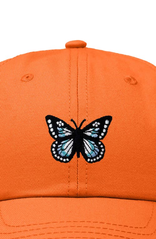 Dalix Butterfly Hat In Orange