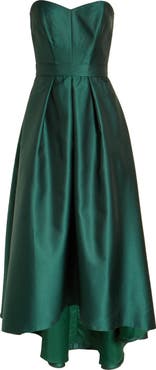 Alfred Sung Strapless High/Low Ballgown