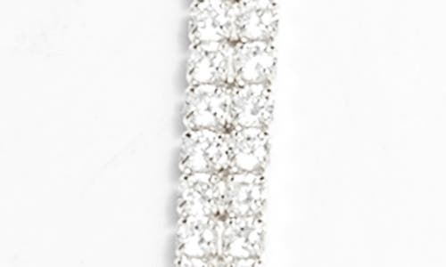 Shymi Cubic Zirconia Tennis Hand Chain In Neutral