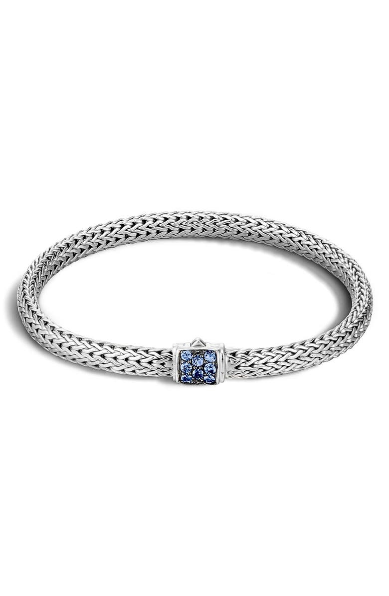John Hardy Icon Bracelet, Sterling Silver, Pavé, 5mm, Main, color, 