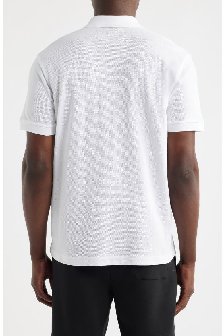 Member Embroidered Cotton Piqué Polo, Alternate, color, WHITE