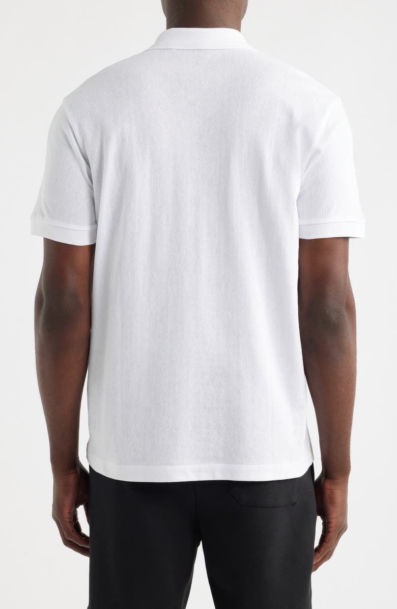 BOSS Member Embroidered Cotton Piqué Polo, Alternate, color, White