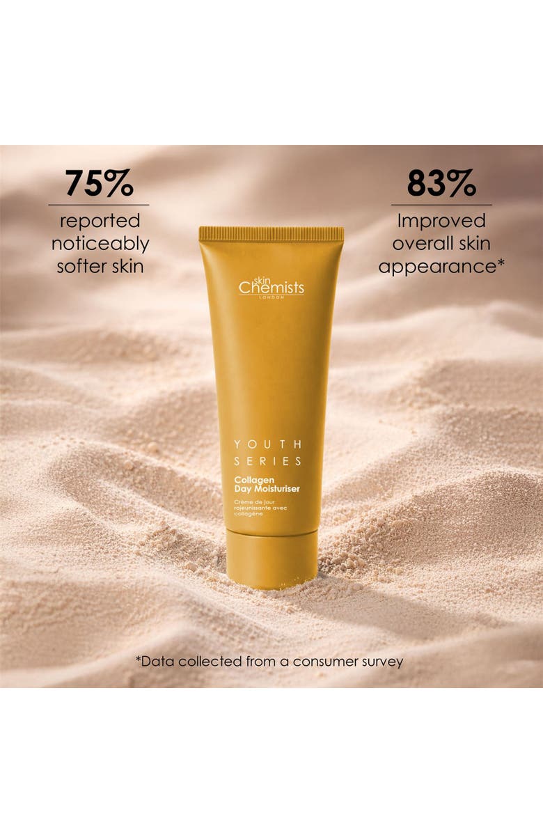 SKINCHEMISTS Collagen Day Moisturiser 50ml for Loss of Firmness, Anti-Aging, Alternate, color, White