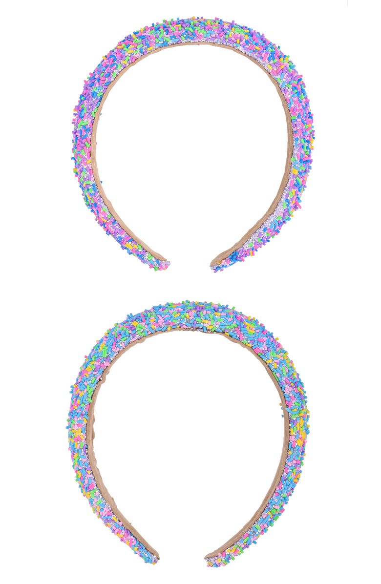 Beautifully You Kids' 2-Pack Sprinkle Headbands, Main, color, Multi Sprinkle