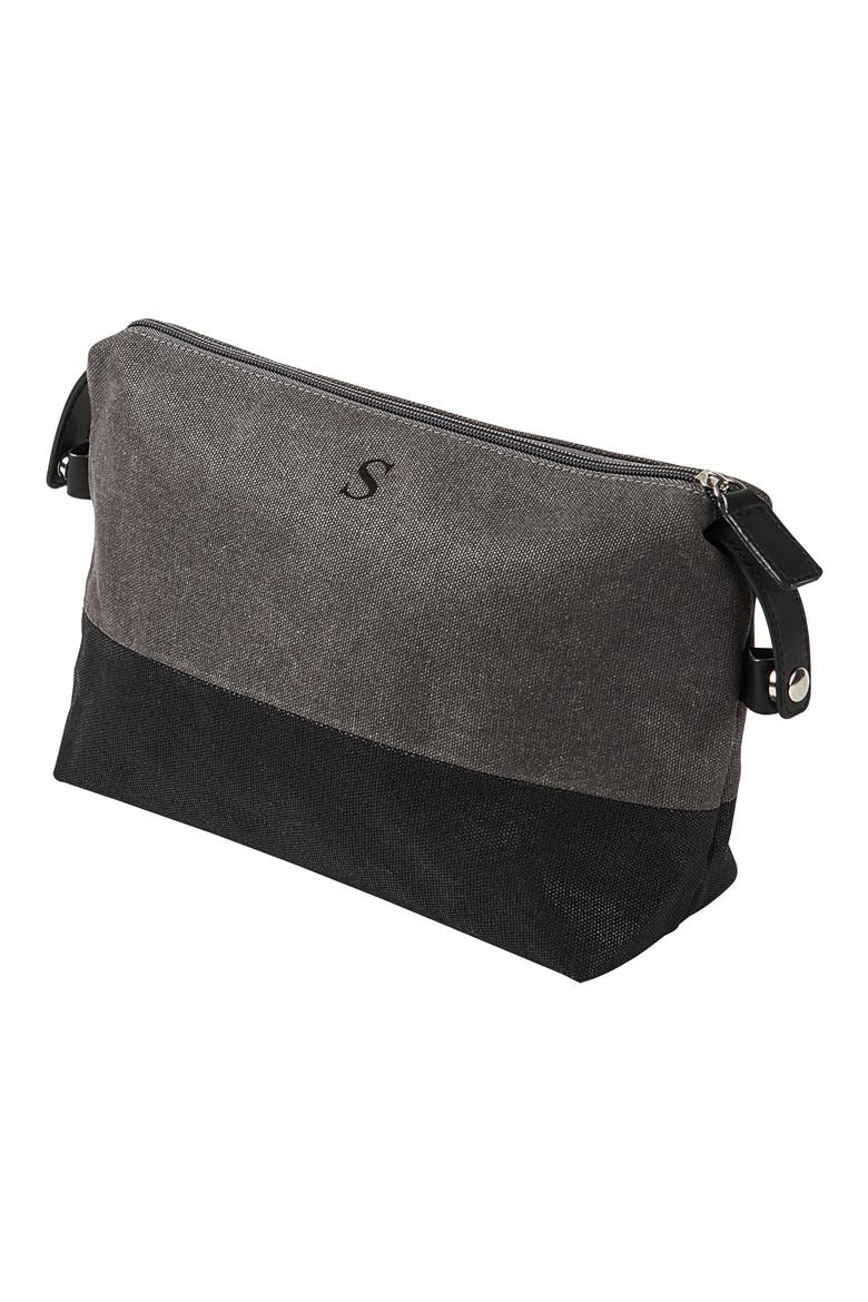 Monogram Travel Kit, Main, color, GREY-S