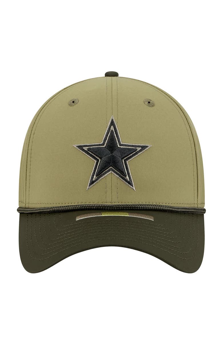 New Era Men's New Era  Green Dallas Cowboys 2025 Salute to Service 39THIRTY Flex Hat, Alternate, color, Green