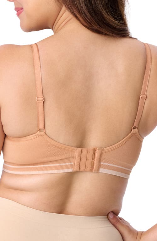 Motherhood Maternity Maternity Seamless Nursing And Hands-free Pumping Bra In Brown
