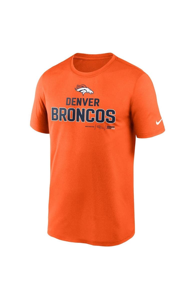 Nike Men's Nike Orange Denver Broncos Legend Community Performance T-Shirt, Alternate, color, 