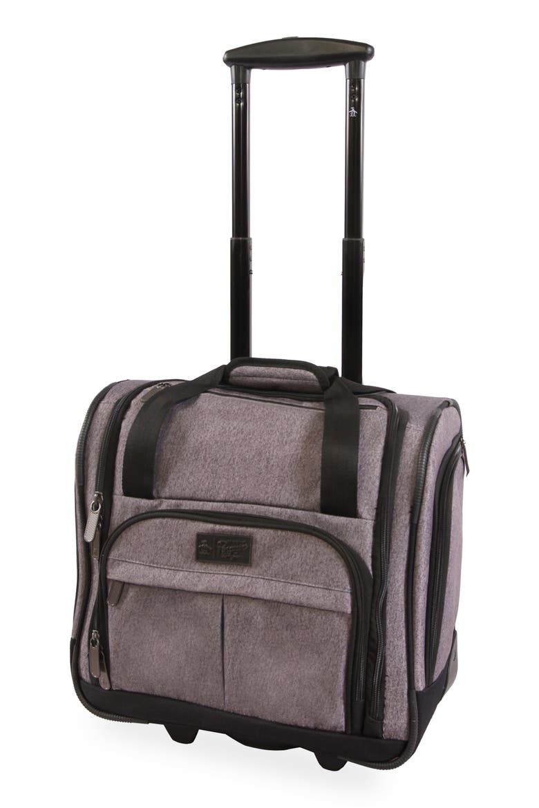 Ethan Under Seat Luggage, Alternate, color, HEATHER GREY