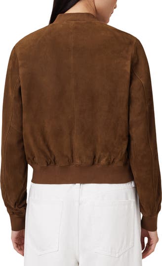 Orten Suede Bomber Jacket