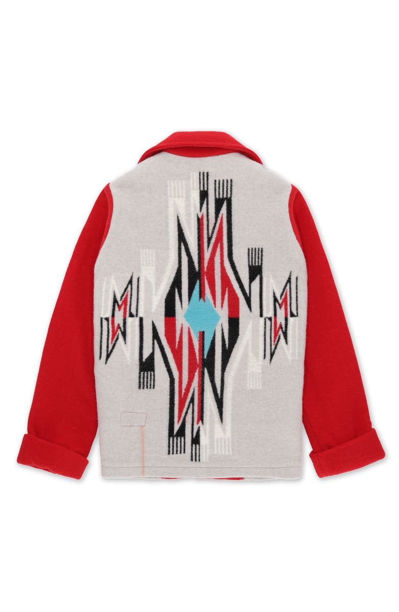 Fortela Fearce Navajo Wool Blend Jacket, Alternate, color, Navajo Red