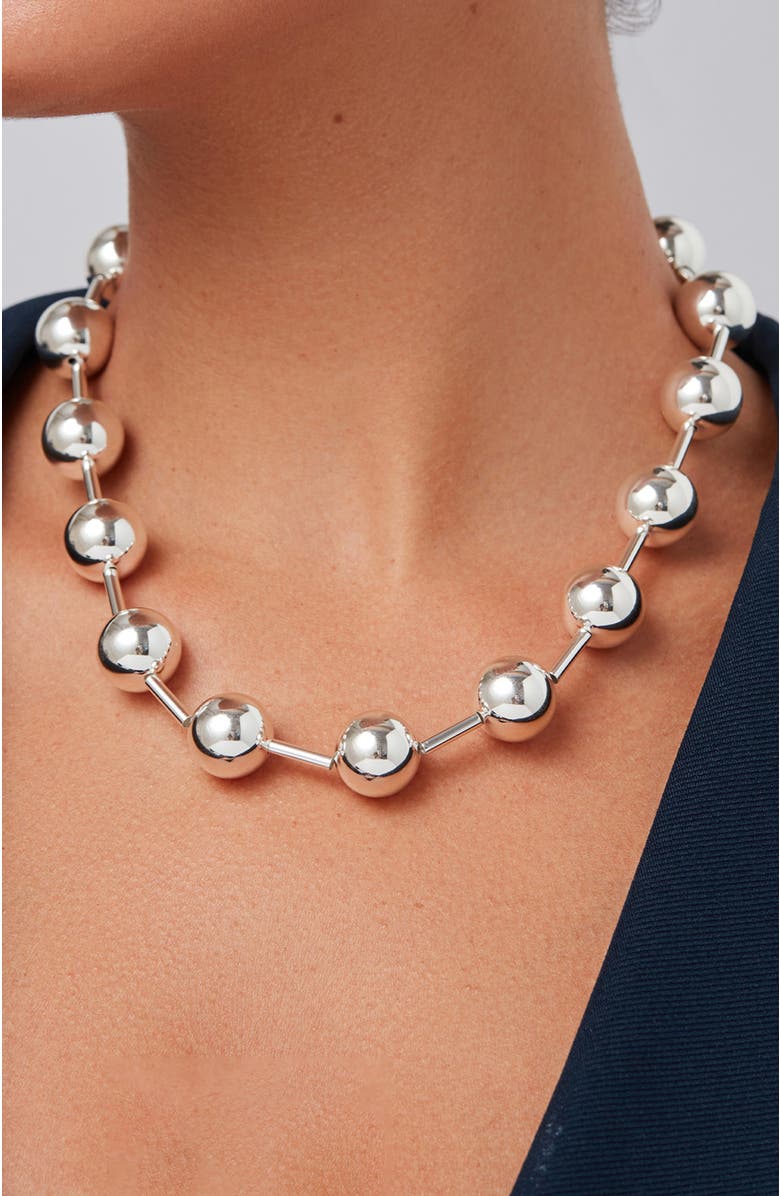 Jenny Bird Celeste Mega Necklace, Alternate, color, High Polish Silver