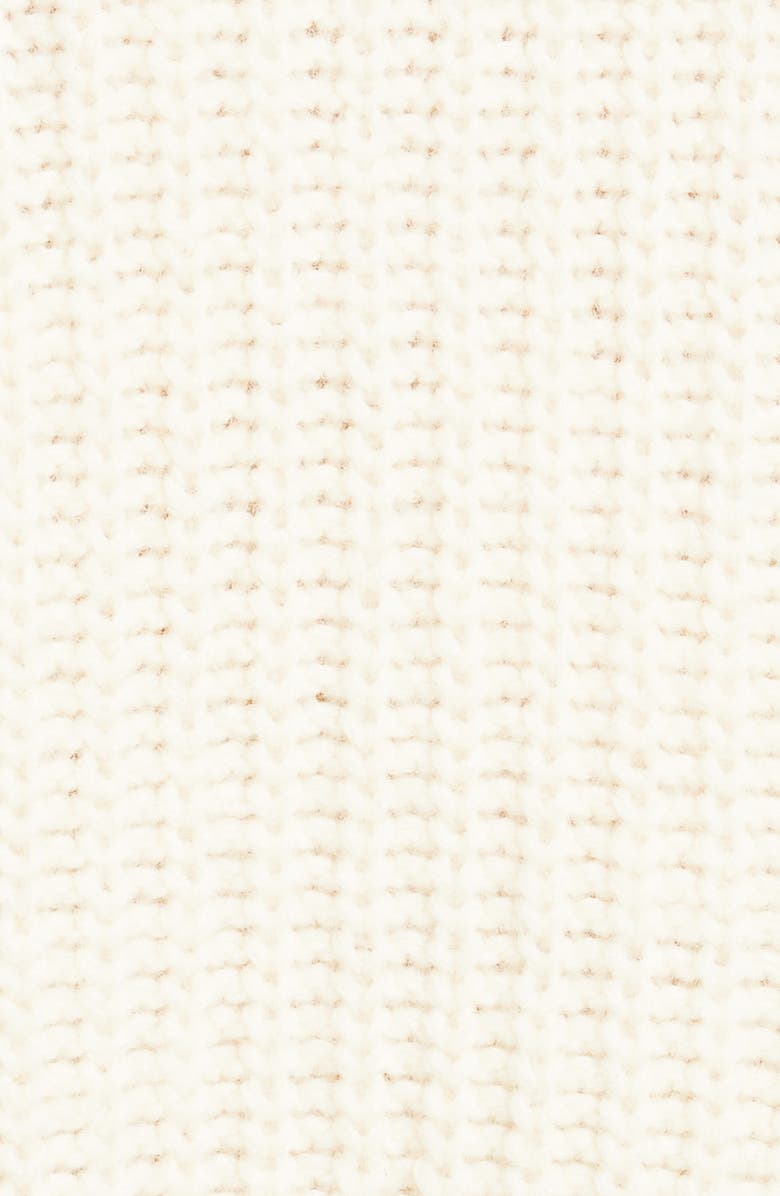 RED Valentino Ribbon Tie Cable Knit Wool Sweater, Alternate, color,