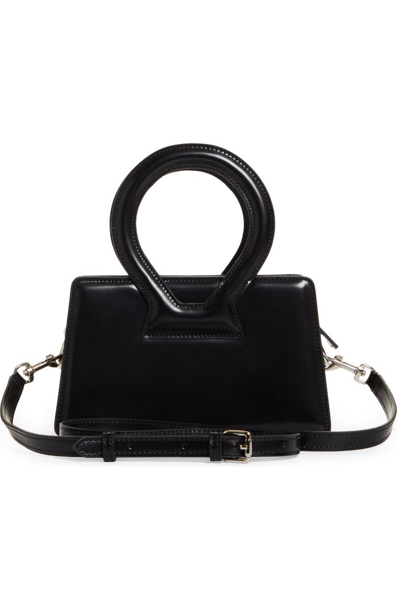 Luar Mini Ana Leather Top Handle Bag, Alternate, color, Black