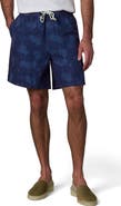 Joe's Cabana Leaf Print Drawstring Shorts