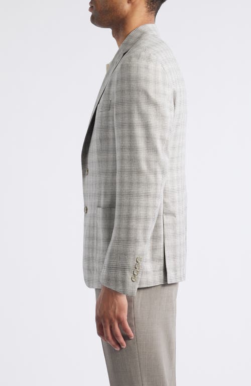 Vince Iker Regular Fit Plaid Silk & Wool Sport Coat