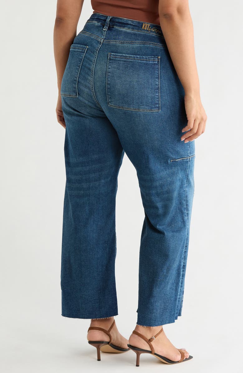 KUT from the Kloth Lily High Waist Wide Leg Jeans, Alternate, color, Marigold