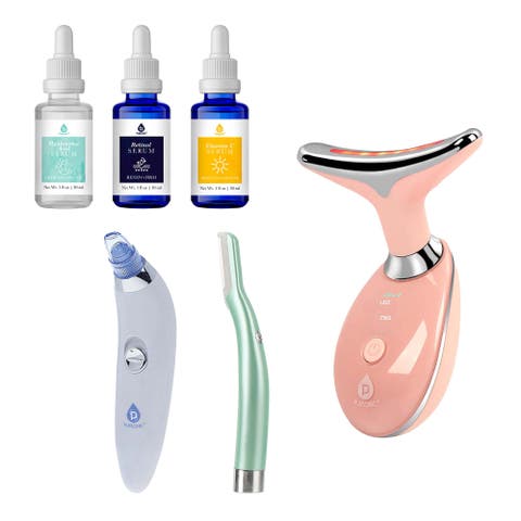 Glow Skincare Set LED Therapy & Pore Vacuum
